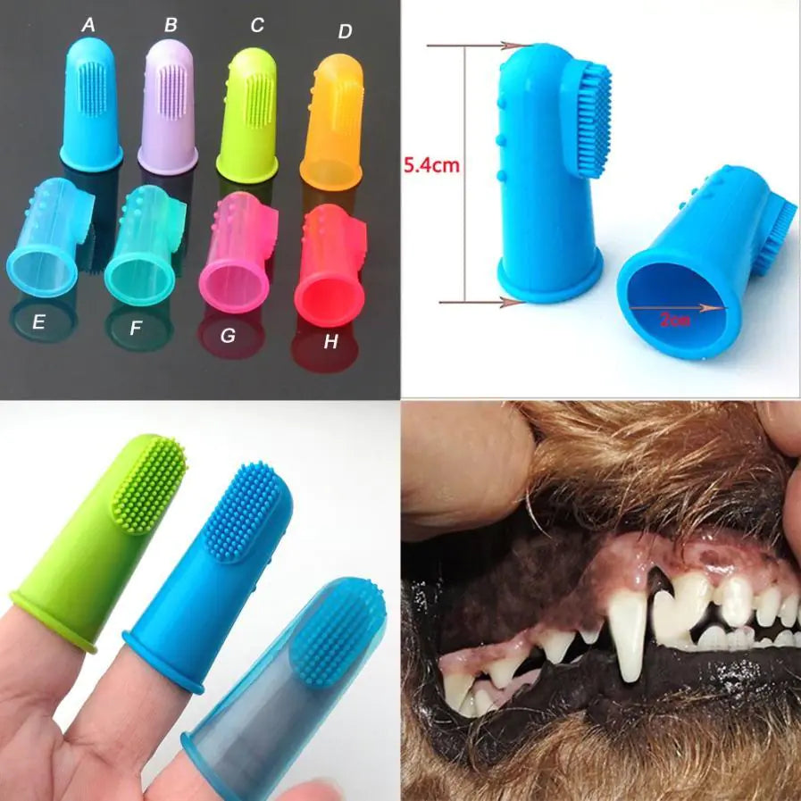 Soft Finger Dog Toothbrush