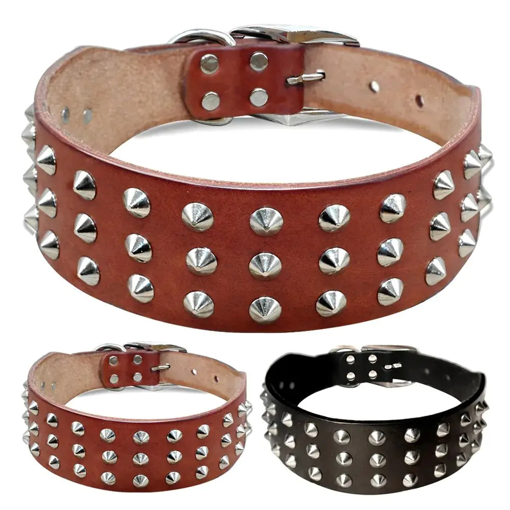 Cone Spikes Dog Collar